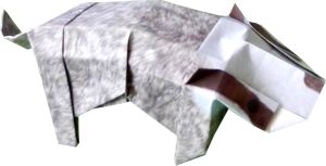 Origami Badger