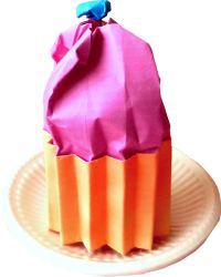Origami Cupcake