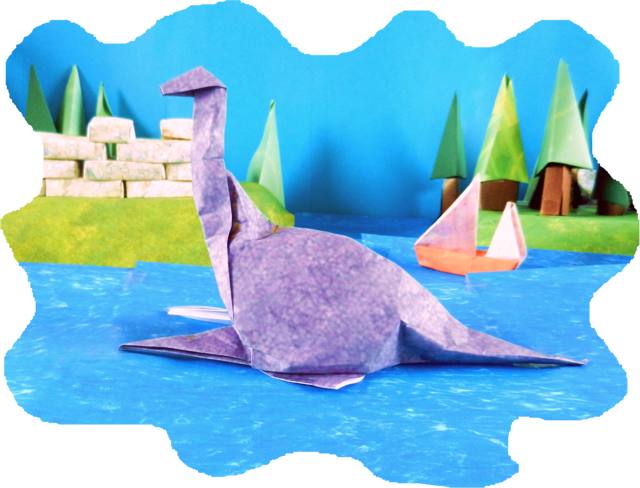 Origami Loch Ness Monster