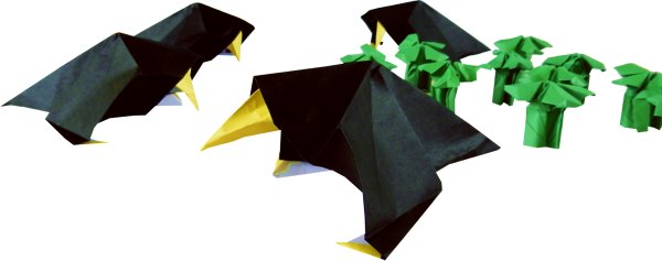 Origami Crows of Dead
