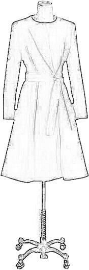Long womans coat