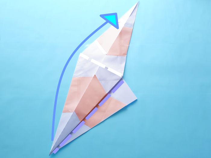Origami luchtballon vouwen