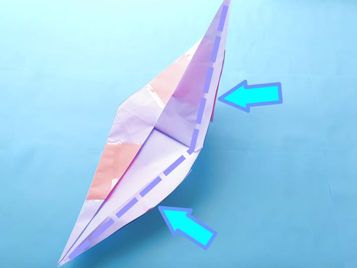 Origami luchtballon vouwen