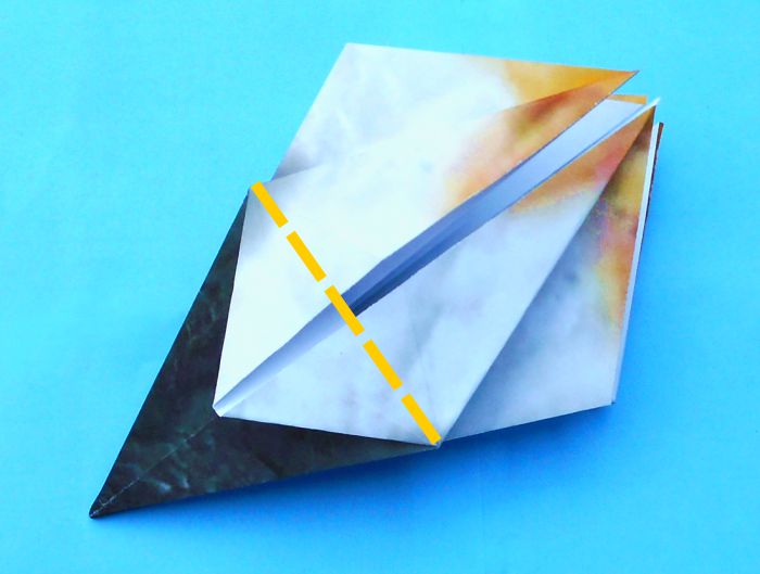 Origami Albatros vouwen