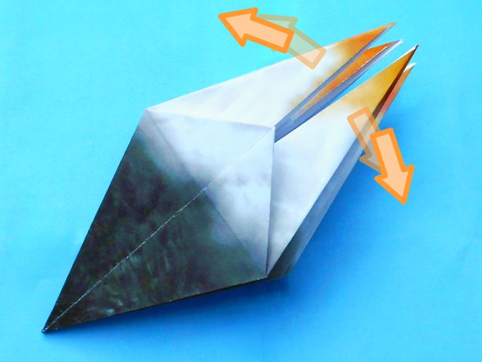 Origami Albatros vouwen