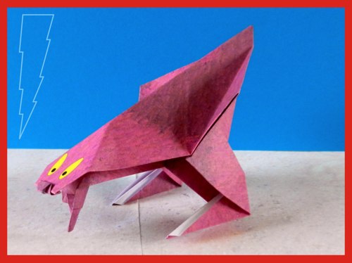 origami monstertje