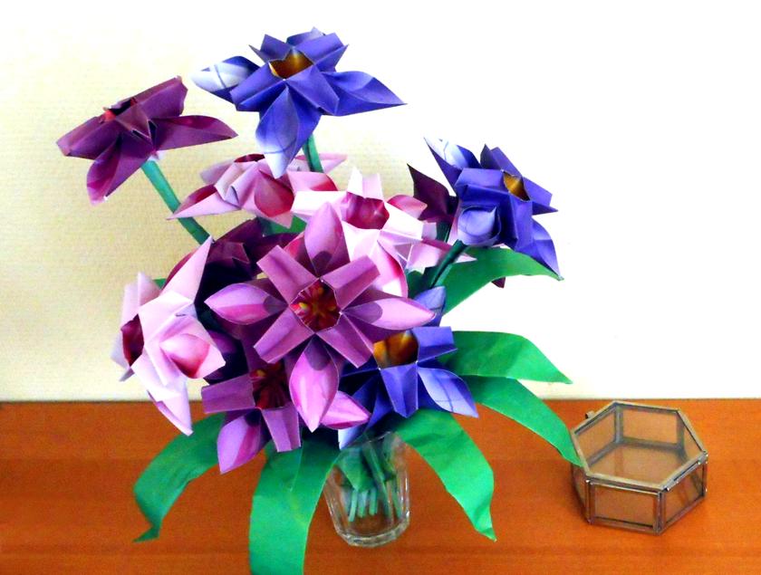 Origami Bellflowers