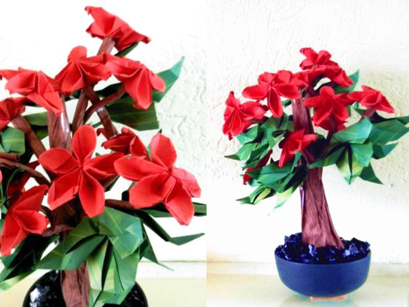 Bonsai Origami Flower Tree Bonsai Origami Flower Tree