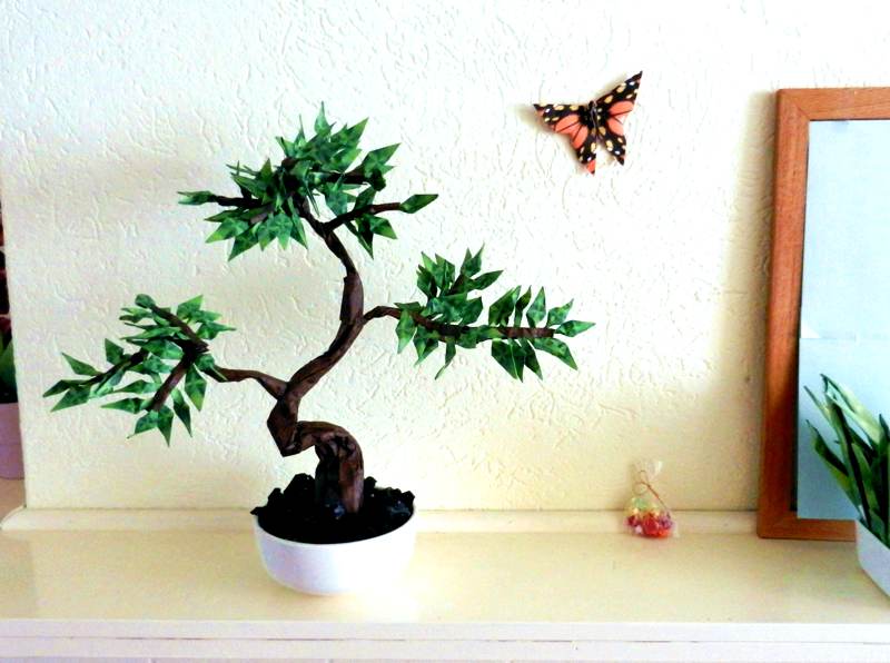 Bonsai Origami Tree