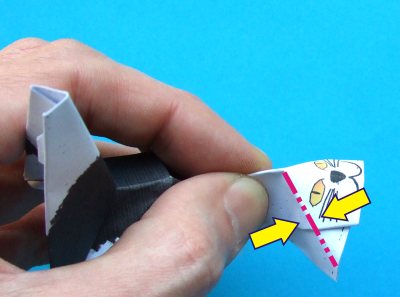 origami cat folding instructions