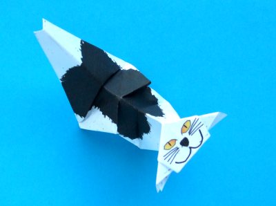 origami cat folding instructions