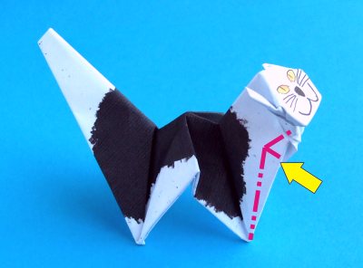 origami cat folding instructions