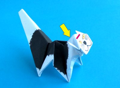 origami cat folding instructions