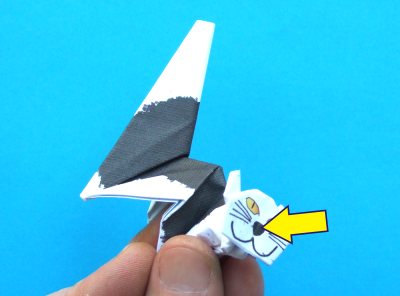 origami cat folding instructions