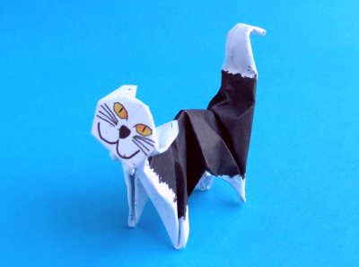 cute origami cat