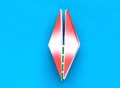 diagrams for an origami christmas cactus