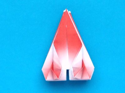 diagrams for an origami christmas cactus
