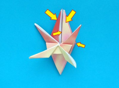 origami crab diagrams