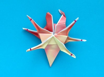 origami crab diagrams