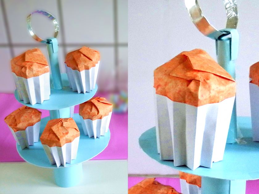 Origami cupcakes