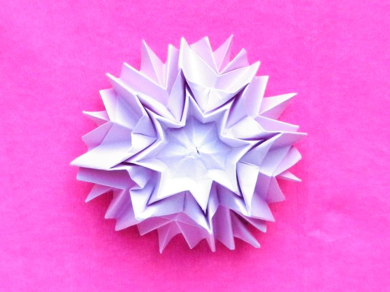 Origami Dahlia flower
