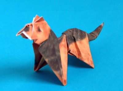 advanced origami dog