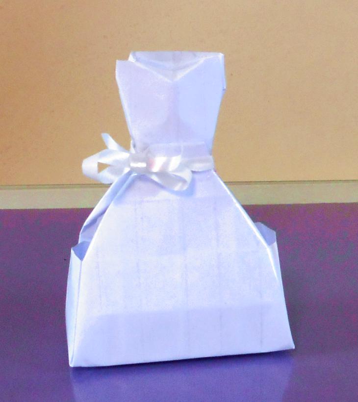 Origami Dress shaped Box