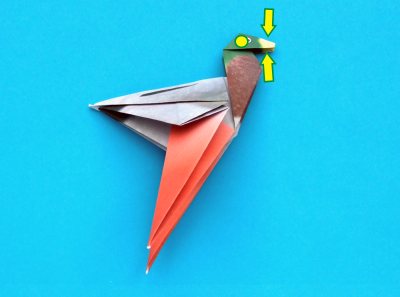 origami duck folding instructions