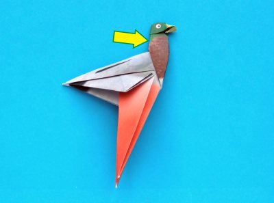 origami duck folding instructions