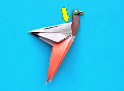 origami duck folding instructions