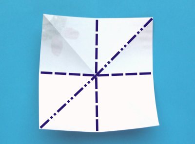 origami duck folding instructions