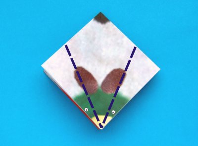 origami duck folding instructions