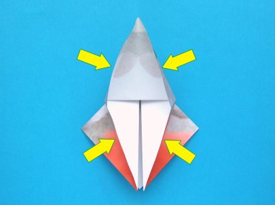 origami duck folding instructions