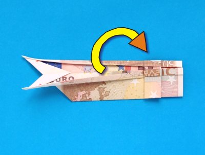 de eiffeltoren van geld vouwen