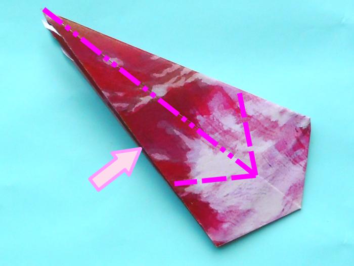 Origami Flamingo vouwen