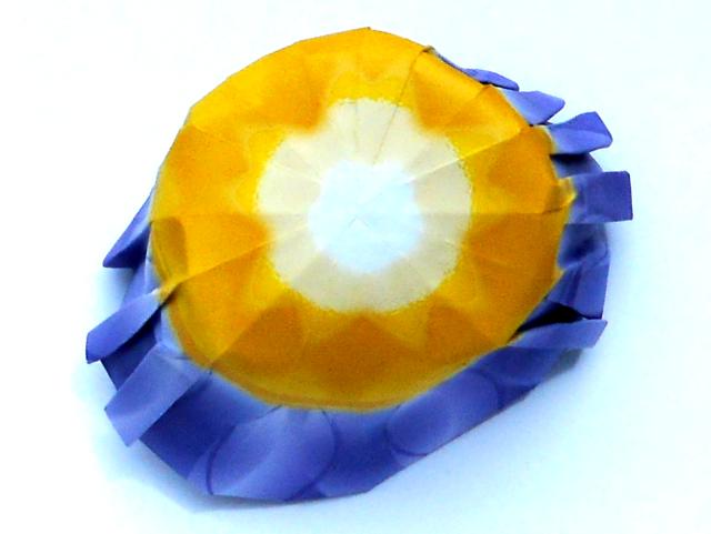 Fold Origami Gerbera flowers