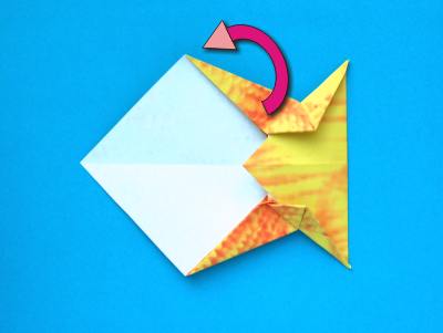 how to fold an origami goldfish