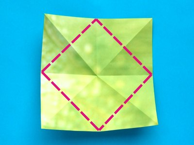 jumping origami frog folding instructions