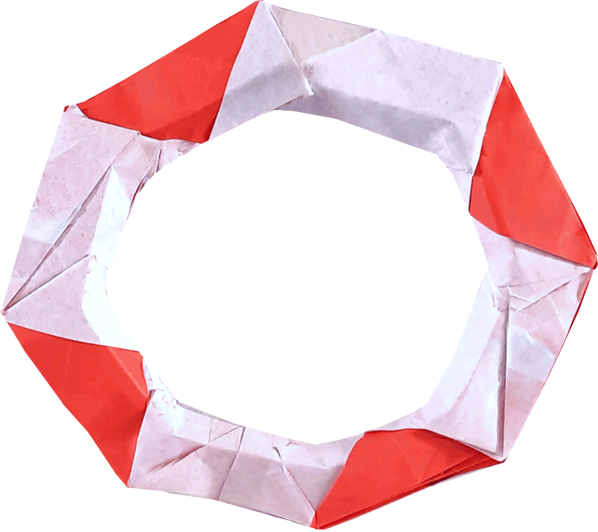 Origami reddingsboei