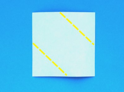 instructions for the leaf of an origami lily