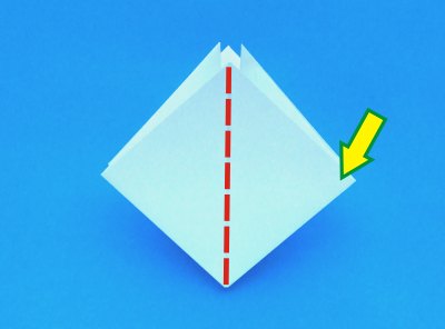 instructions for folding an origami lily with five petals