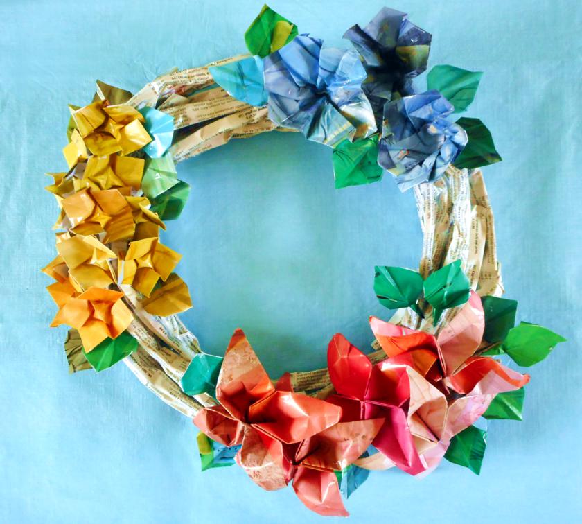 Origami Wreath