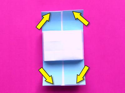 how to make an origami matchbox