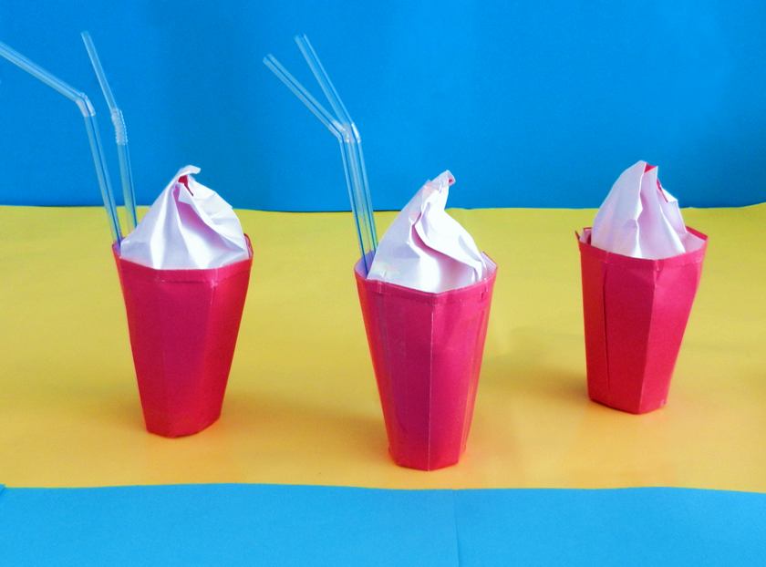 Origami Milkshakes
