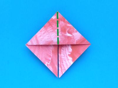 how to fold a modern looking origami tulip