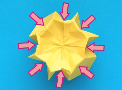 step by step origami narcissus folding instructions