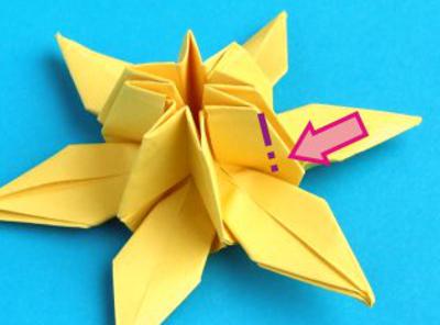 step by step origami narcissus folding instructions