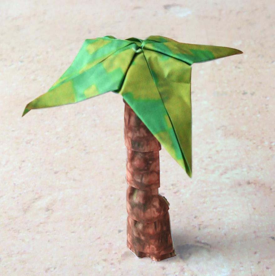 Origami Palm Tree