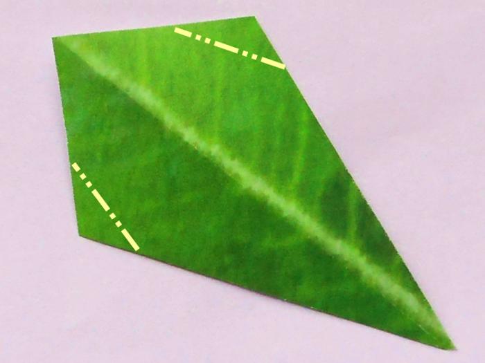 Fold an Origami Periwinkle Leaf