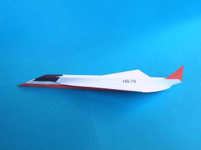 origami vliegtuigje, high speed plane